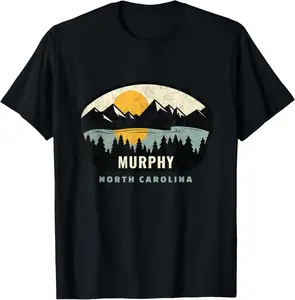 100%cotton Murphy North Carolina, NC Vacation Souvenir T-Shirt