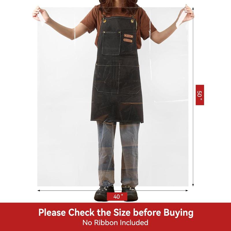 40"x 50" Cellophane Bags, 6 count Clear Cellophane Wrap 3 Mil Thick Plastic Wrapping Bags for Baskets Birthday Shower Halloween Party Favors 40"x 50" Cellophane Bags, 6 count Clear Cellophane Wrap 3 Mil Thick Plastic Wrapping Bags for Baskets Birthday Shower Halloween Party Favors