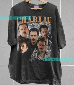 [Sale up to 50%] [Free Ship] Vintage Charlie Swan 90s Tee - Billy Burke Fan Shirt