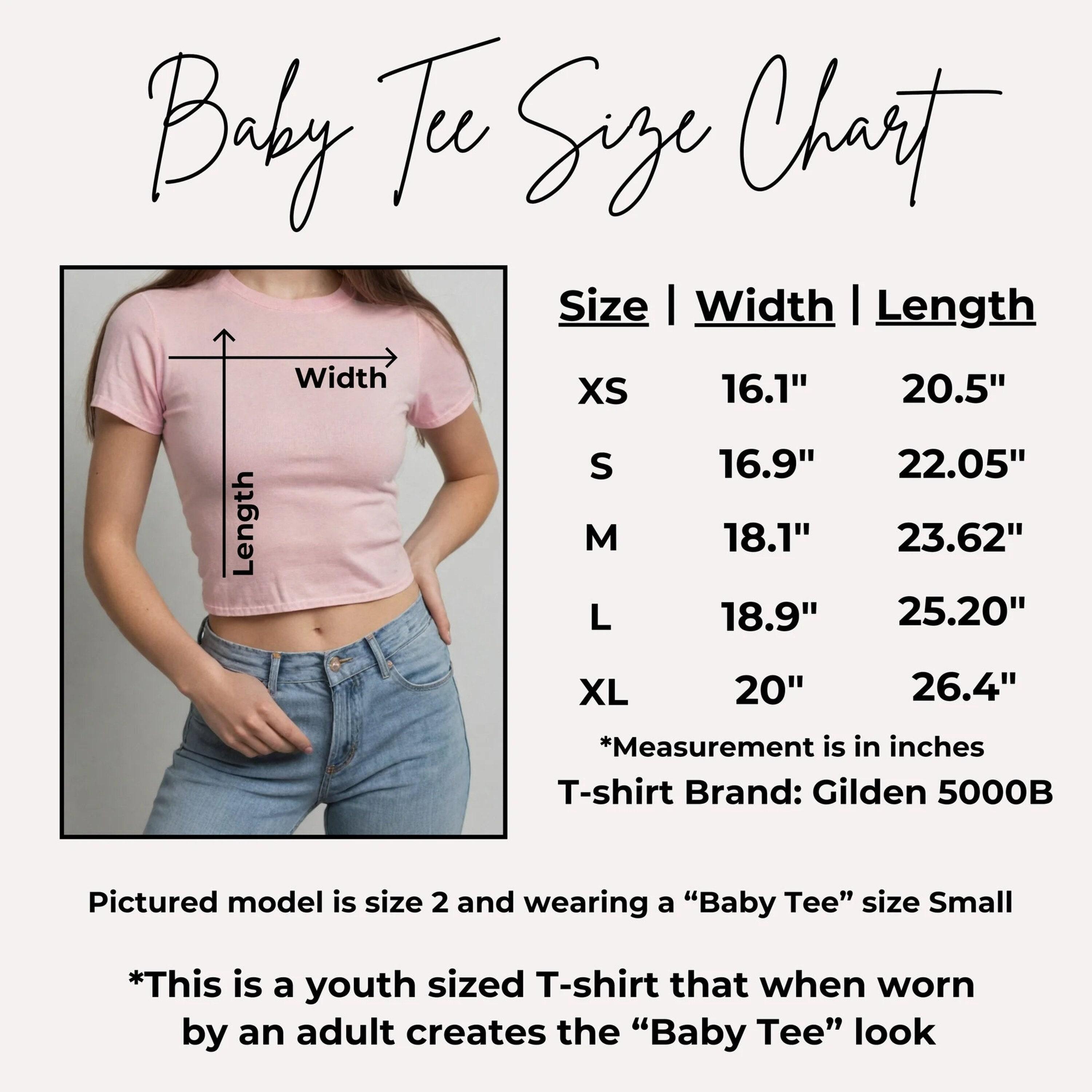 Apple Graphic Baby Tee – Cute Minimal Y2K Unisex Top