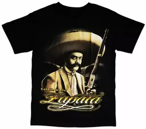 Emiliano Zapata Large Print , Chicano Clothing, Gangster clothes, Streetwear, Graphic tee, Hoodie men,women