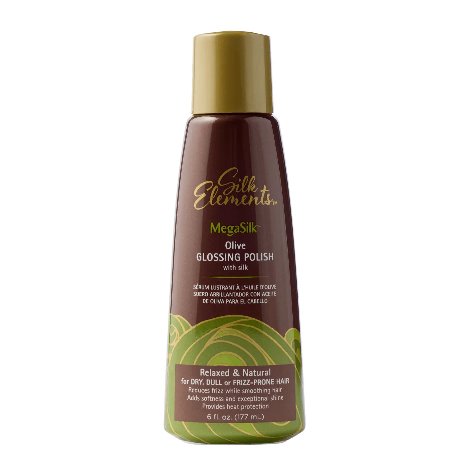 Silk Elements MegaSilk Olive Glossing Polish