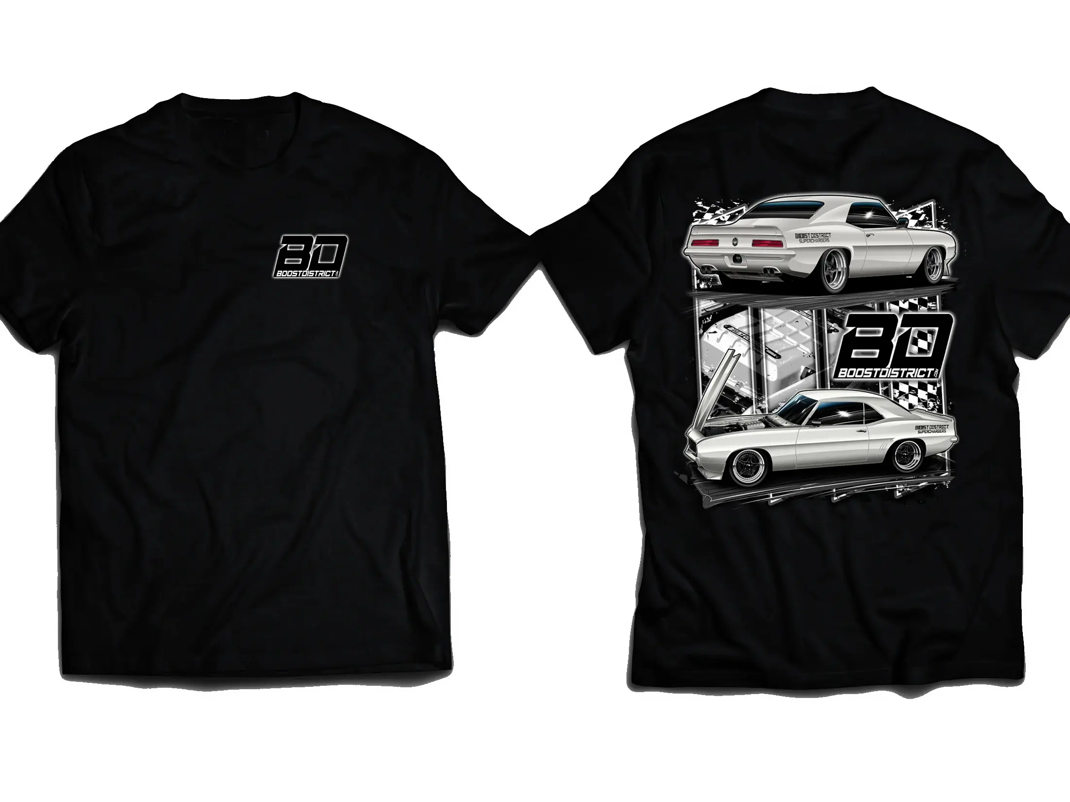 1969 Chevy Camaro LSX Tee Automotive Apparel T-Shirt Sweatshirt Hoodie 2 Sided