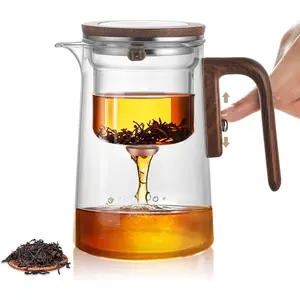 Enchanti  Pot, Magic Glass Teapot with Strainer, Water Separation with Infuser -800ml/27.1oz