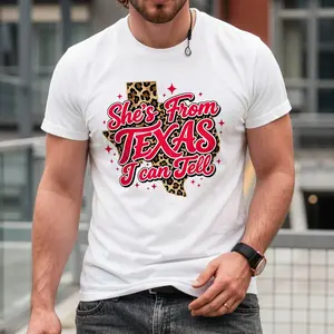 She's From Texas I Can Tell Retro Vintage Texas T-Shirt