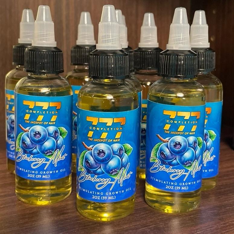 COMPLETION 777 Organic Blueberry Mint Stimulating Hair Growth Oil