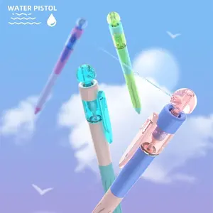 1 Pack Spray Pen Fun Prank Student Relaxation Gift Multifunctional Gel Ink Bottle Add Disinfectant Alcohol Pen