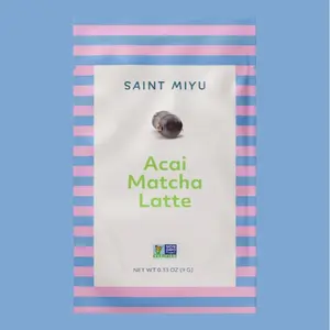 Saint Miyu Açaí Matcha Latte 12ct - Premium Japanese Matcha & Real Açaí - 4.0 oz (111 g)