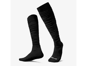 We Ball Sports Extra Long Padded Scrunch Socks (Black)