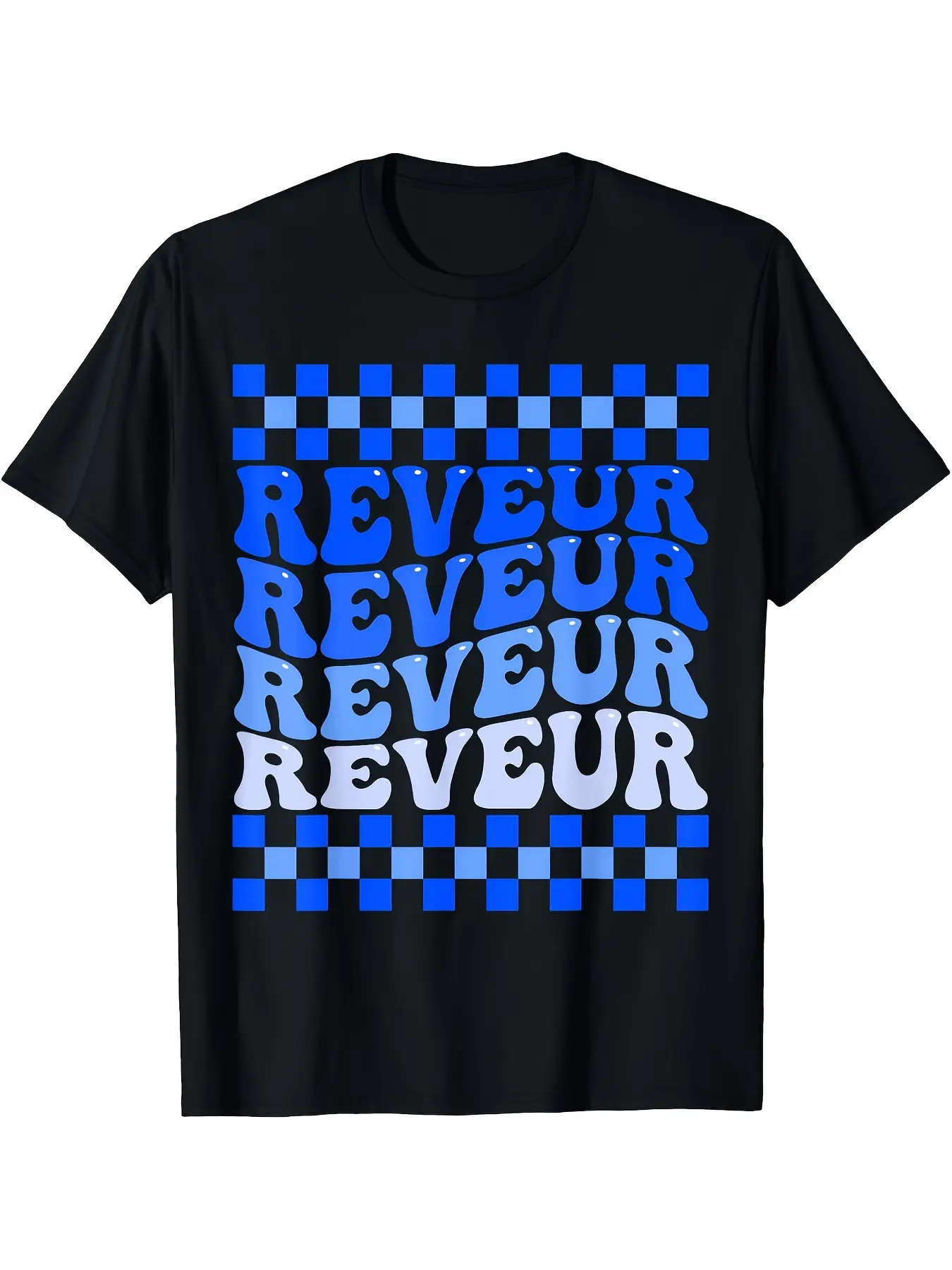 REVEUR Dreamers House Retro Groovy Social T-Shirt unisex soft cotton short sleeve t shirt, vintage graphic casual tee for men women teens, perfect birthday holiday gift for camping travel gym daily street  wear