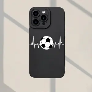 [Shockproof Camera Case] Shockproof TPU Camera Case |   Innovative Football Design, Compatible with iPhone Models 7-16, Including Pro, Plus, and Max Versions, Perfect for Both Boys and Girls