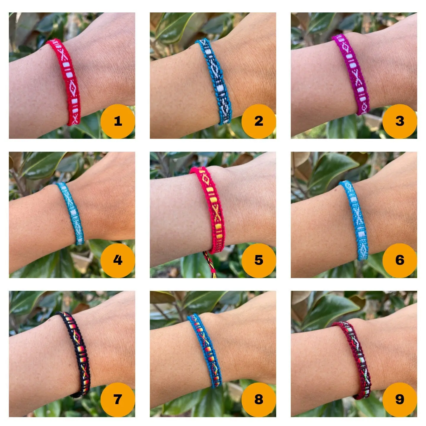 Woven Friendship Bracelet for Men & Women, Adjustable 5-8 Inch Tie-Knot Band in Soft Cotton Blend, Artisan Made Fashion, Knots