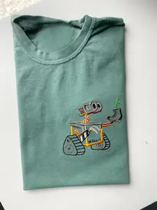 Wall-E Embroidered Shirt, WALL-E Embroidered T-Shirt, Tank Shirt | tank TShirt X-Mas, Gift For Her