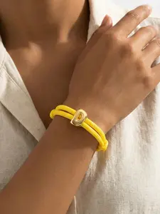 Dopamine Colorful Rope 26 Letter Bracelet, Handwoven Wristband for Men and Women, Unisex Fashion Accessory, Unique Gift Idea