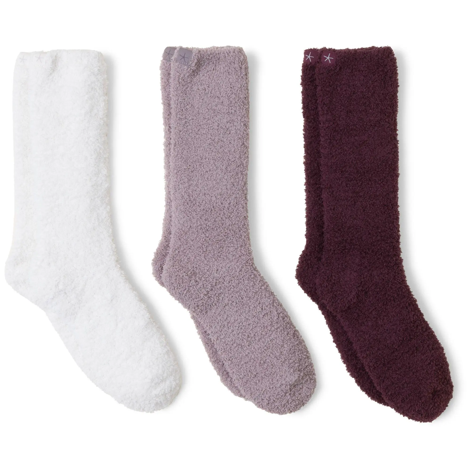 Barefoot Dreams CozyChic 3-Pair Sock Set
