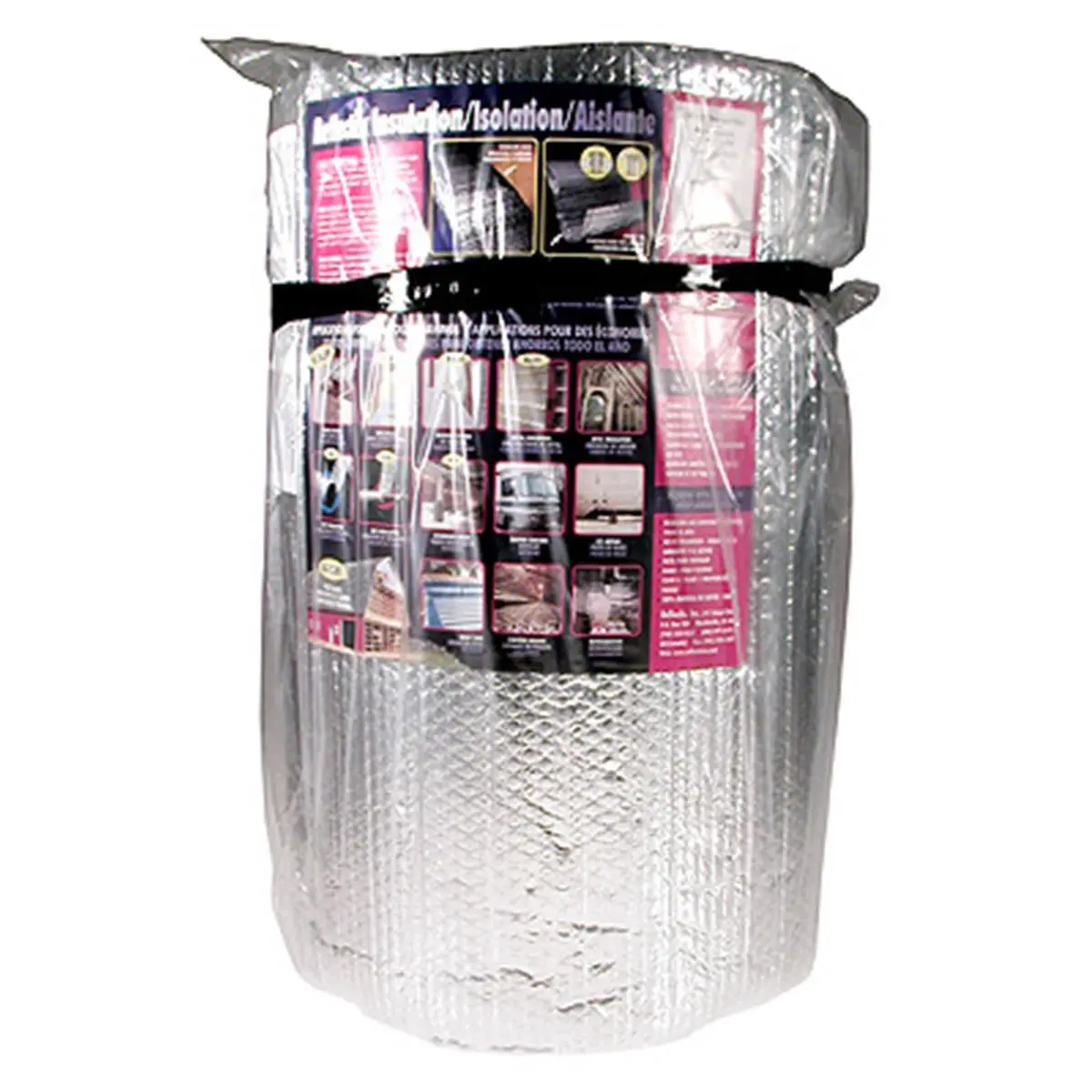 212 MAIN Bubble Pack Insulation, Reflectix BP24050, 24 in. X 50 ft. Aluminum Foil, Lightweight Fiber-Free Easy-to-Install, for Crawl Space, Metal & Post-and-Frame Structures