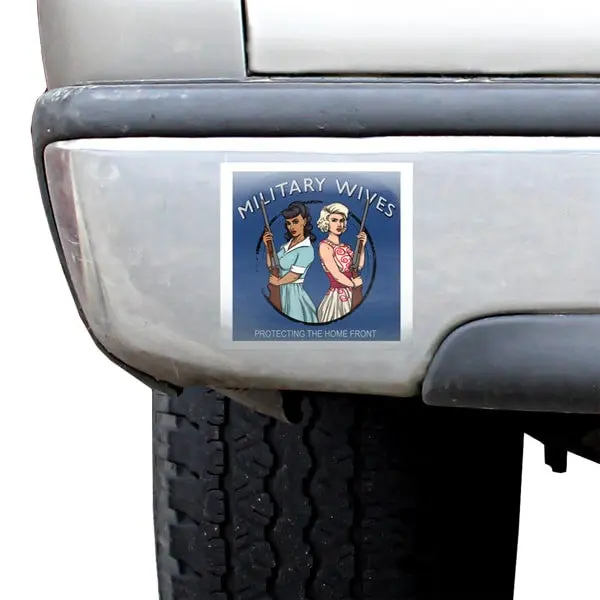 Military Wives Protecting The Home Front 5" Sticker