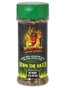 Down The Hatch - Hot Pepper Flakes 13,000 SHU - Blended w/ Hatch Green Chile Peppers, Jalapenos & Habaneros