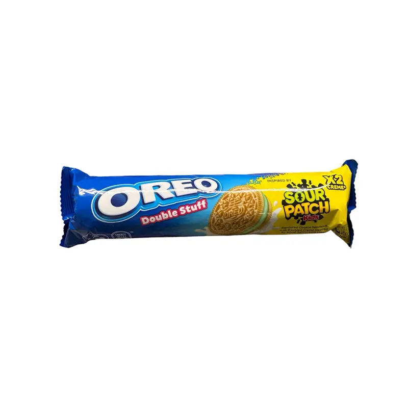 Oreo Double Stuff Sour Patch Kids Lime Flavor- 1 Bag From Australia