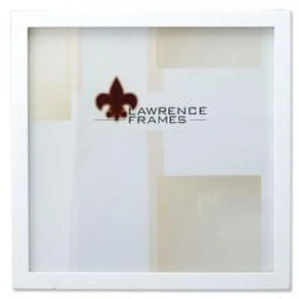 LawrenceFrames 755888 8 x 8 in. Wooden Picture Frame, White