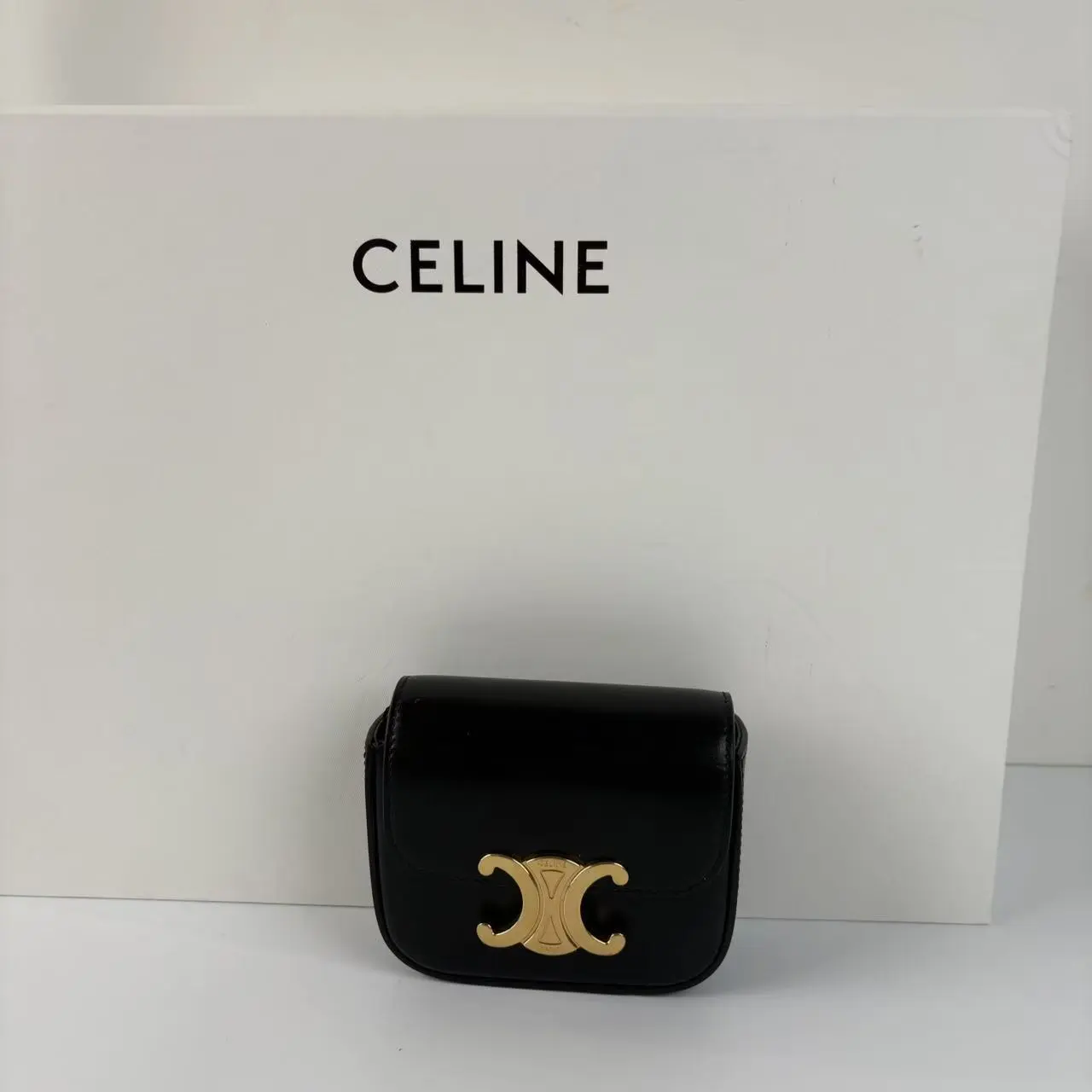 Pre-owned Celine Triomphe Mini