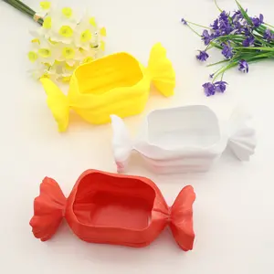 1pc 3D Printed Candy Box Figurine, Home Decor Storage, Halloween Christmas Candy Holder, 3D Printed Statue Decoration