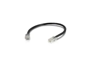 C2G 04108 Cat6 Cable - Non-Booted Unshielded Ethernet Network Patch Cable, Black (3 Feet, 0.91 Meters)