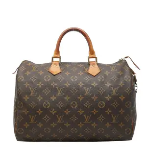 Pre-owned Louis Vuitton Canvas Shoulder Bags Speedy 35 Monogram Handbag