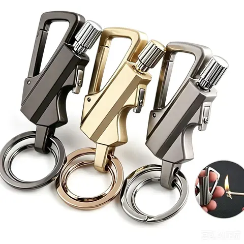 All-metal multi-functional tool keychain bottle opener - Waterproof and reusable. Suitable for outdoor activities, travel, camping, parties, Father's Day gifts, graduation gifts.