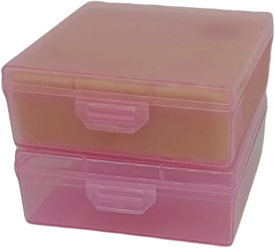 Bathroom Soap Dishes for Dr. Squatch Soap, Square Travel Soap Container with Lid, Portable Bar Soap Holder for Shower Soap Dish Box for Traveling Camping Outdoor  (2pack )