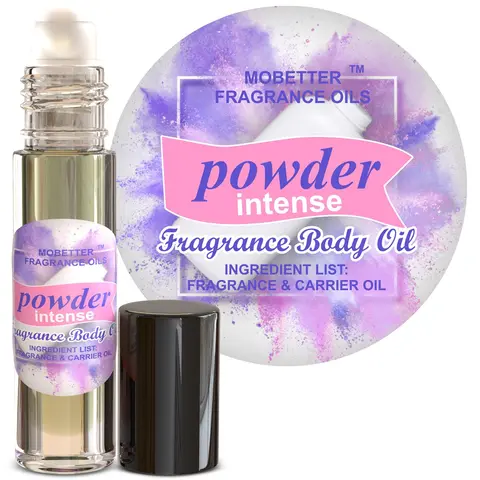 MOBETTER FRAGRANCE OILS Powder Intense Fragrance Body Oil for Unisex