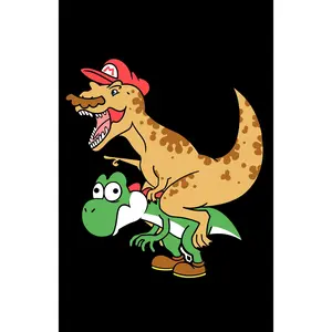 Dino Mario Odyssey 11" x 17" Print