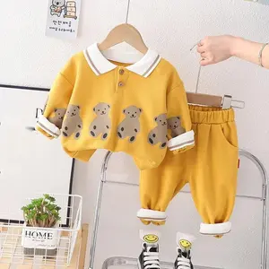 New Autumn Baby Girl Clothes Infant Boys Outfits Children T-Shirt Pants 2Pcs/Sets Toddler Casual Costume Kids Tracksuits