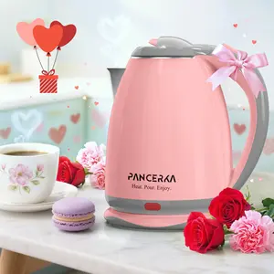 PANCERKA Electric Kettle 1.8L 1000W, BPA-Free Auto Shut-Off Tea Kettle & Electric Tea Pot, Fast Heating Anti-Scald Design for Coffee, Tea, Hot Water