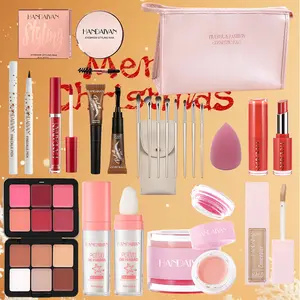 20-Piece Complete Eye Makeup Set, Multi-Color Tools Cosmetic Bag Gift Box, Ideal Christmas Present for Beauty Enthusiasts