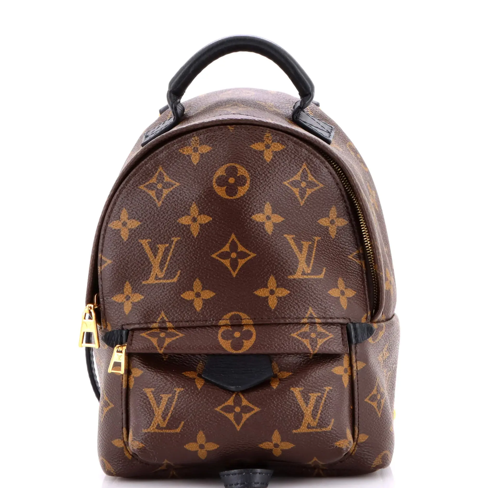 Pre-owned Louis Vuitton Canvas Coated Backpacks Palm Springs Backpack Monogram Canvas Mini by Rebag