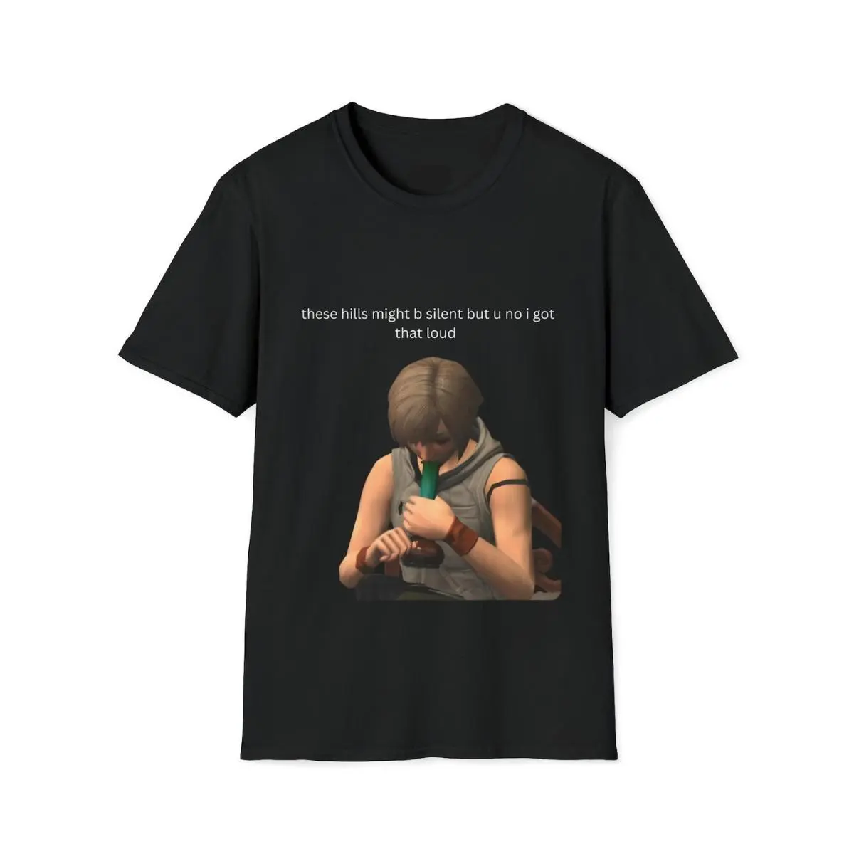 That Loud Colorized - Silent hill Shirt, Gamer, Horror Core, Gaming, Silent hill t shirt for women Top Womenswear Streetwear Round Neck