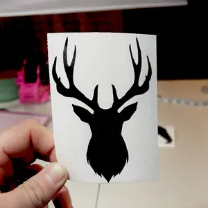 Buck silhouette Vinyl Decal