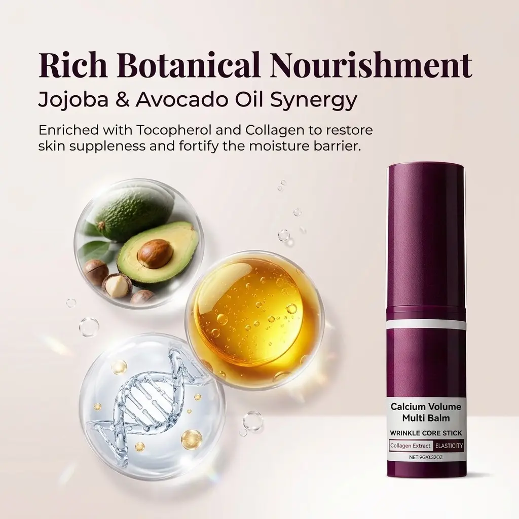 Moisturizing skincare stick, deeply hydrates skin, smooth texture, bright and nourishing, suitable for dry skin care and pre-makeup use