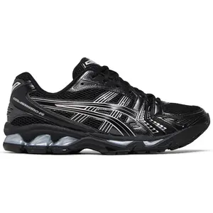 ASICS Gel-Kayano 14 Black Pure Silver Men's Women's Daily Casual Fashion Footwear Sneakers Walking Shoes Gym Training Athletic Comfort
