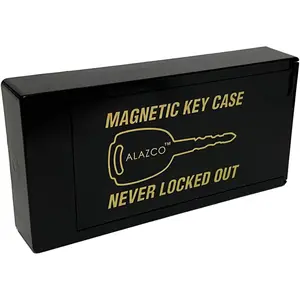 Hide A Key Holder Magnetic Under Car Spare Keys House Shed RV Boat Truck Office Storage Valuables Large ABS Case Premium Magnet