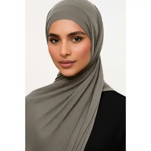 Bamboo Jersey Hijab - Olive