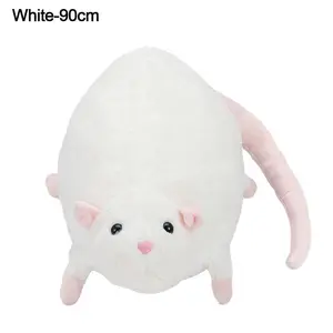 Cute 35/50cm Mouse Doll Cartoon Plush Flower Branch Rat Doll Soft Oversized Animal Figure Kid Gift Birthday Stuffed&Plush Animal