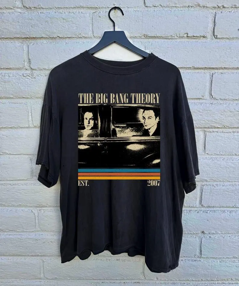 Vintage Bazinga Science Graphic Tee - Retro Physics Humor Tshirt, Funny Geek Culture Aesthetic Shirt, Premium Garment-Dyed Heavyweight Top