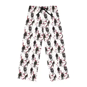 Black Friday Horror Movie Icons Pajama Pants Unisex Men Women Slasher Characters All Over Print Lounge Pants Loose Soft Breathable All Season Sleepwear