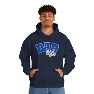 DAD Life Unisex Heavy Blend™ Hoodie, Cozy Gift for Dads, Father's Day Apparel, Casual Wear, Everyday Comfort