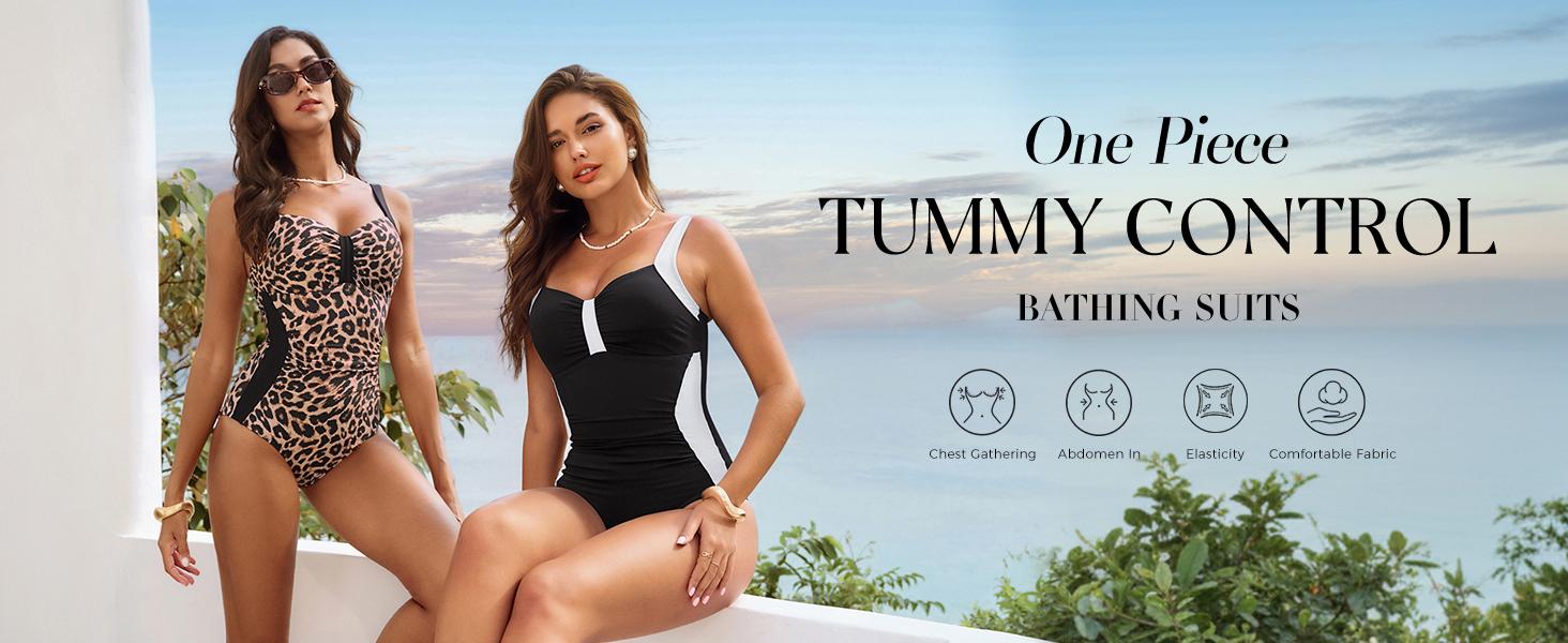 【S-2XL】Hanna Nikole Women One Piece Tummy Control Slimming Swimsuits Modest Bathing Suit Ruched Shapewear Swimwear 2026
