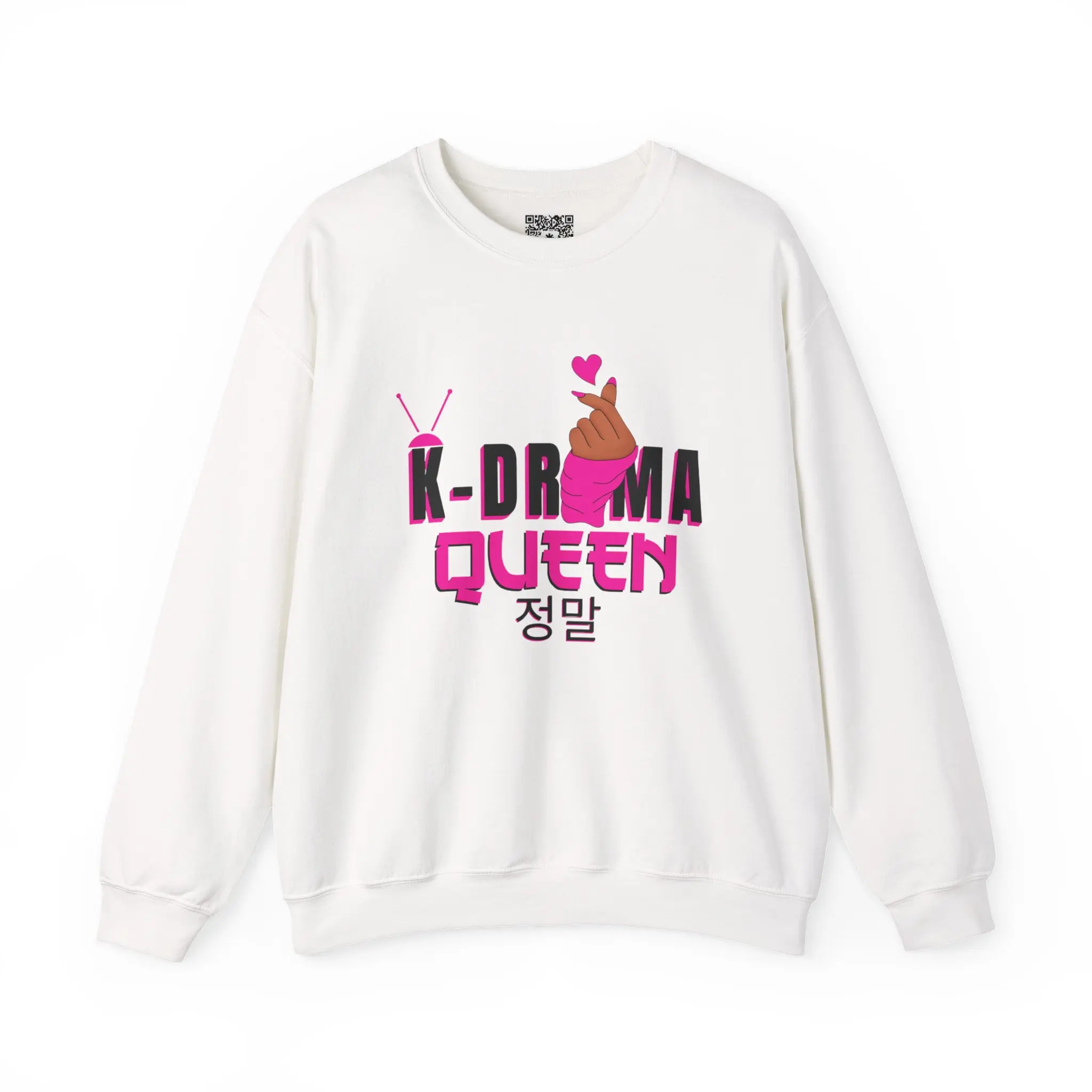 Kdrama Lover Sweatshirt, Korean Drama Fan Jumper, Unisex Crewneck Pullover, Gift for K-Drama Watchers, Cozy KDrama Viewing Top