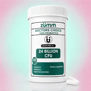 Doctor's Choice Kids Daily Probiotic Capsules (Ages 2+), 24B CFU with Prebiotics & Digestive Enzymes, Acid-Resistant, Vegan, Non-GMO, Gluten-Free, Open & Sprinkle Formula, 60 Count