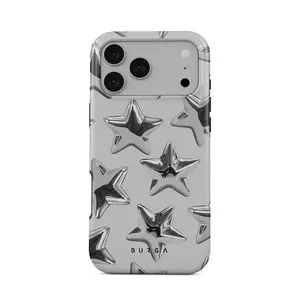 Burga Pick It Case for iPhone 17/16/15/14/13/12/11 Air/Plus/Pro/Pro Max – Airy Elegance, Retro Cloudscape Design, Wireless Charging Compatible, Perfect Gift for Her & Lover